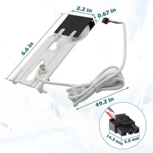 Vista 2 de 000008660 Conjunto de sonda de espesor de hielo para Manitowoc - Compatible con máquina de hielo de la serie Indigo - Control de espesor de hielo