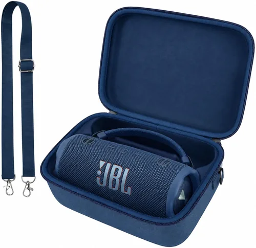 Vista 13 de Comecase - Funda rígida de viaje para JBL Charge 4/Charge 5 impermeable Bluetooth altavoz. Bolsa de almacenamiento para cargador y cable USB
