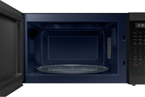 Vista 2 de SAMSUNG Horno microondas de mostrador de 1,9 pies cúbicos con sensor de cocción, acero inoxidable mate negro, MS19DG8500MTAA