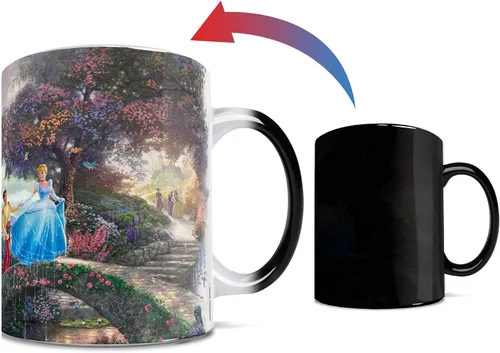 Vista 11 de Morphing Mugs Disney – Cenicienta Happily Ever After – Thomas Kinkade Studios – Una taza de cerámica que cambia de color de 11 onzas – Imagen