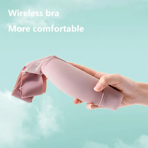 Vista 4 de Miahhy Wmbra - Brasier con corrección de postura Wmbra, brasier sin varillas push-up ergonómico cómodo cruzado
