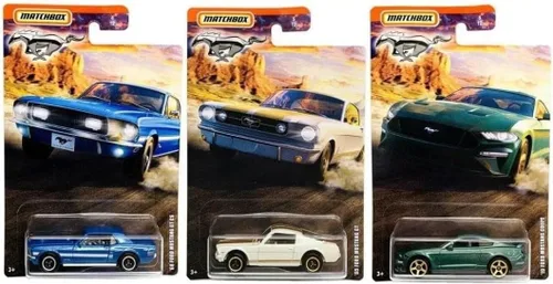 Vista 2 de Matchbox Juego de 6 vehículos Ford Mustang Special Edition Series 2020