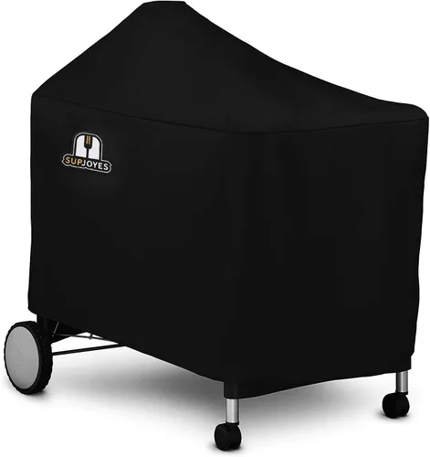 Vista 8 de Cubierta de parrilla para hervidor de carbón Weber, fundas para parrilla de barbacoa de 18 pulgadas, accesorios resistentes e impermeables