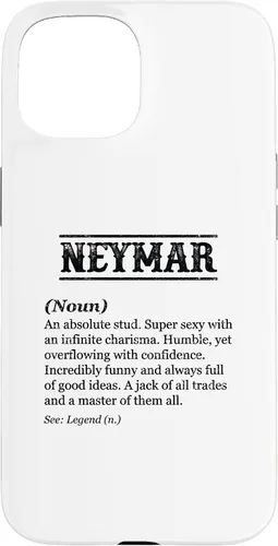 Vista 6 de Neymar - Definición de nombre Frase divertida - Funda personalizada para iPhone 17 para hombre