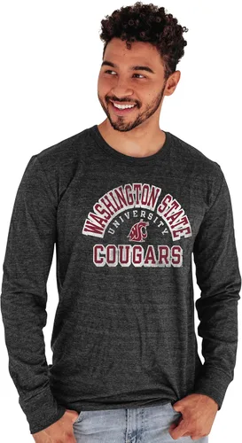 Vista 24 de Blue 84 NCAA - Camiseta de manga larga para hombre Tri-Blend