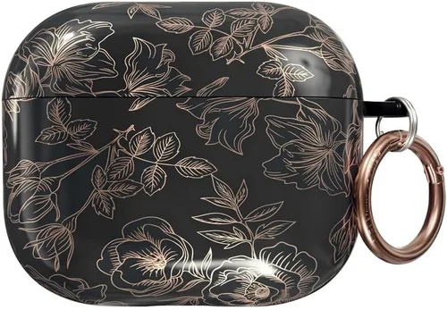 Vista 27 de VELVET CAVIAR Funda compatible con AirPods 4 con llavero, bonitas fundas protectoras duras de 4ª generación para mujer, diseño de lunares azules
