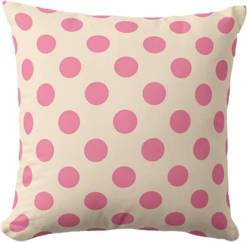 Vista 35 de Fundas de almohada de lunares negros sobre beige de 16 x 16 pulgadas, fundas de almohada decorativas rústicas y cuadradas para decoración del sofá
