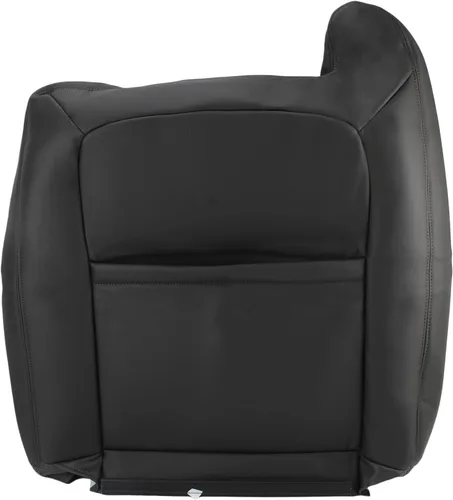 Vista 7 de AUTOKAY Cubierta de asiento trasero inclinado inferior y superior del lado del conductor y del pasajero, color gris para Chevy Silverado 1500 2500