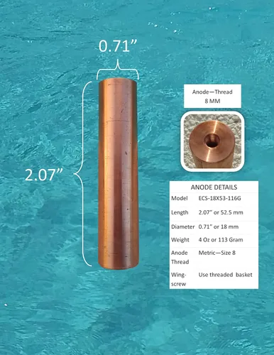 Vista 3 de Ionizador solar con indicador LED de encendido/apagado de 7.0 V con cesta roscada No requiere tornillo de ala Sellado ultrasónico 100% a prueba
