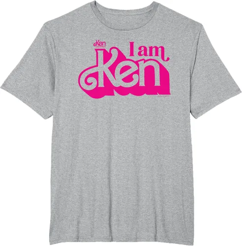 Vista 37 de Camisetas y camisetas de Barbie The Movie I Am Ken para hombres y mujeres Negro