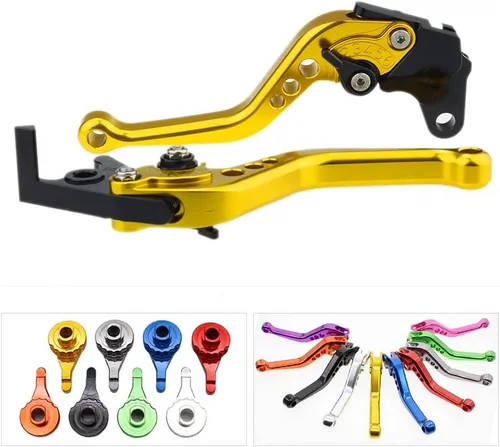 Vista 5 de FXCNC Palancas de embrague de freno ajustables para motocicleta compatibles con Meteor 350 2022-2024
