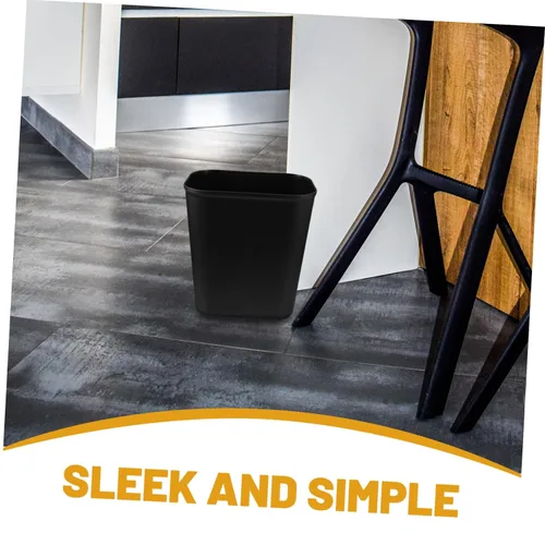 Vista 6 de Ahorro de espacio 15l papelera inteligente oficina papelera para escritorio baño cocina dormitorio negro