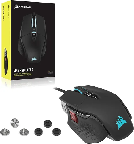 Vista 8 de CORSAIR Ratón para juegos M65 RGB Ultra, FPS sintonizable (renovado)