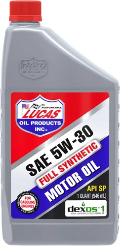 Vista 5 de Lucas Oil Aceite de motor sintético 10082 SAE 5W-20, 1 cuarto de galón