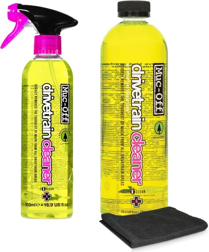 Vista 8 de Muc-Off Bio Drivetrain Cleaner Efectivo Limpiador y Desengrasante Biodegradable en Aerosol para Cadena de Bicicleta Apto para Todo Tipo