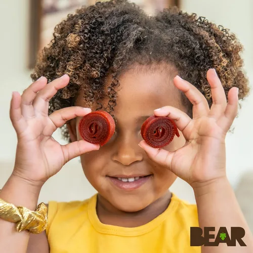 Vista 7 de BEAR Rollos de fruta real, paquete variado, 16 unidades (2 rollos por paquete)