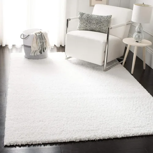 Vista 52 de SAFAVIEH Colección August Shag - Alfombra de área de 6 x 9 pies, color lila, diseño sólido, no desprende pelusa y de fácil cuidado, grosor de 1.2