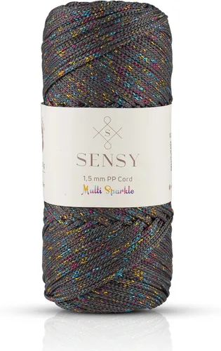 Vista 124 de Sensy Premium Cuerda de Poliéster 1.5mm (0.059 pulgadas) 164 Yardas Cuerda de Polipropileno 100% Cuerda de Macramé 1.5mm Cuerda para Bolsa