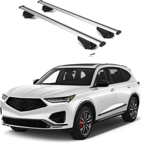 Vista 20 de ERKUL Barras transversales para techo de 220 libras para Kia EV9 2024-2026 GT-Line Barras transversales de aluminio con bloqueo antirrobo