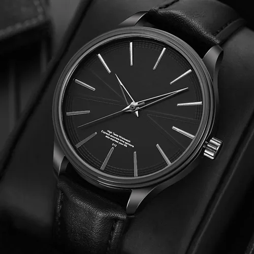 Vista 4 de Mens Watches Ultra-Thin Minimalist Waterproof Fashion Simple Business Wrist Watch for Men Unisex Dress with Leather Band