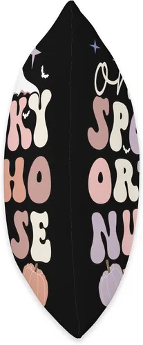 Vista 2 de Spooky Orthopedic Nurse Halloween Ortho Nursing Throw Pillow