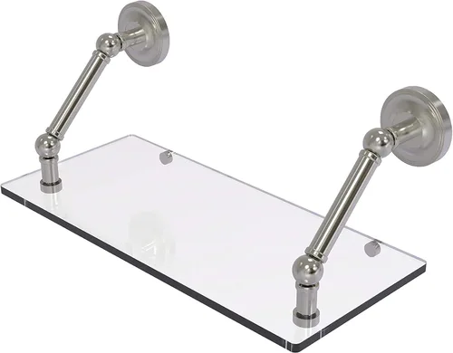Vista 2 de Allied Brass PR-1/22-ORB Pr - Estante de vidrio con bordes biselados de 1 pulgada, 22 pulgadas, bronce aceitado