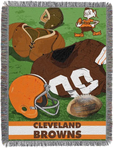 Vista 47 de Northwest NFL Woven Tapestry Wall Hanging, 48 x 60 Inches, Officially Licensed, Decorative Fringes
