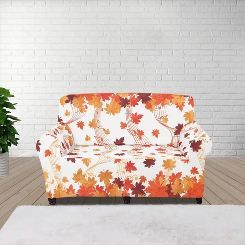 Vista 57 de Funda de sofá con diseño de árbol de bandera estadounidense para sofás y sofás, decoración navideña, funda antideslizante para sofá de 1 cojín