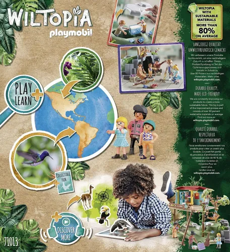 Vista 4 de Playmobil Casa del árbol genealógico Wiltopia