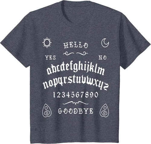 Vista 40 de Camiseta inspirada en la tabla Spirit Board Ouija Asphalt Grey
