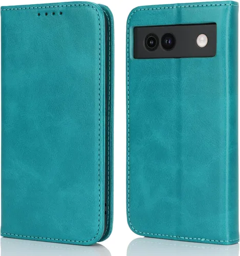 Vista 14 de Havaya Funda tipo cartera para Google Pixel 6 Pro con tarjetero para Pixel 6 Pro 5G, funda abatible con ranuras para tarjetas de crédito, piel