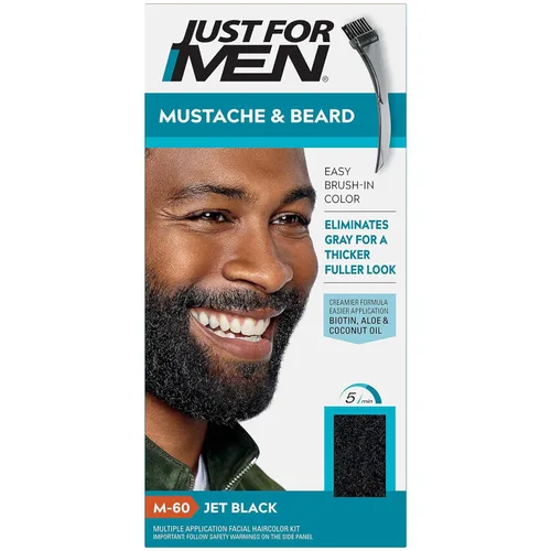 Vista 7 de JUST FOR MEN Gel de color para bigote y barba M-45, marrón oscuro 1 cada uno (paquete de 2)