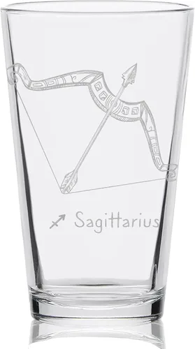 Vista 10 de AQUARIUS ZODIAC - Vaso de pinta grabado Gran idea de regalo místico de horóscopo astrología!