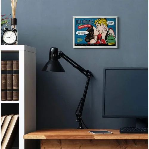 Vista 9 de Placa de pared con estampado vintage de cómics, 10 x 15 pulgadas