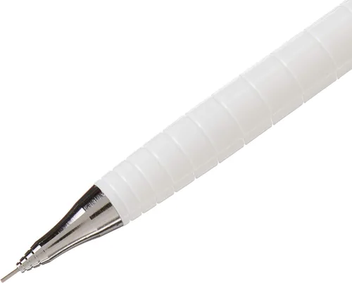 Vista 2 de Pentel Orenz - Portaminas (0.008 in), barril blanco, paquete de 1 (PP502BP)