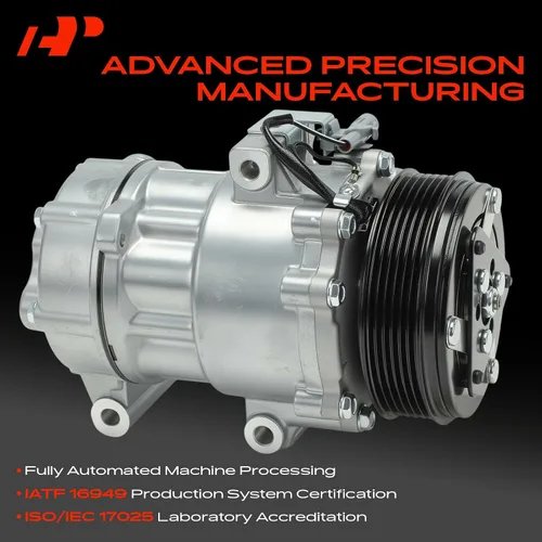 Vista 3 de A-Premium Compresor de aire acondicionado con embrague compatible con Pontiac Vibe 1.8L 2003-2008, estilo CVC