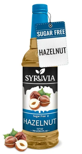 Vista 80 de Jarabe de café sin azúcar Syruvia, jarabe con sabor a caramelo para bebidas, lattes y postres – 25.4 fl oz