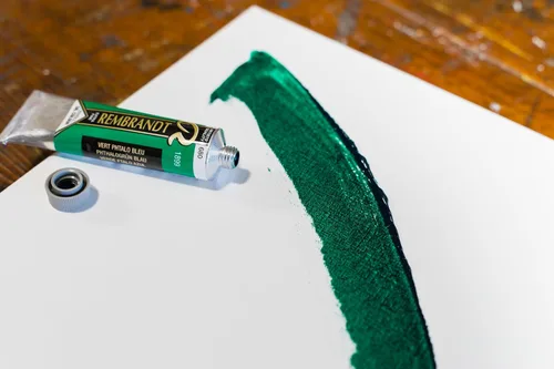 Vista 3 de Rembrandt Tarens T0103-680-2 Phthalo Green Blue, 0.5 fl oz (0.5 fl oz) (Nº 5)