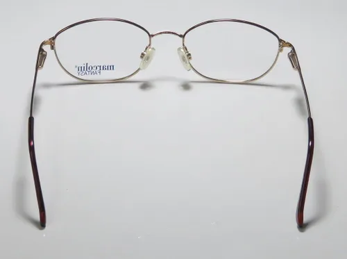 Vista 5 de Marcolin 7218 Diseñador para hombremujer con forma de borde completo flexible bisagras retro elegante oftálmico gafas