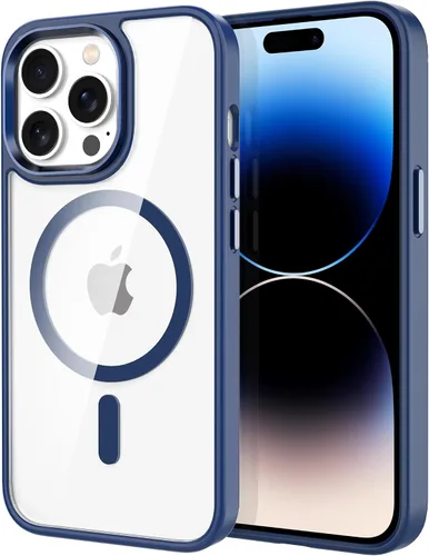 Vista 92 de CACOE Funda magnética para iPhone 12 y iPhone 12 Pro de 6.1 pulgadas - Compatible con MagSafe y soporte magnético para teléfono en el automóvil,