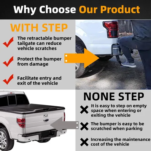 Vista 7 de Tundra - Escalón de cama trasera compatible con Toyota Tundra 2014, 2015, 2016, 2017, 2018, 2019, 2020, 2021