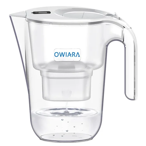 Vista 8 de Jarras de filtro de agua para agua potable con filtro de carbón activado, jarra de agua con filtro de 10 tazas de 150 galones, sin BPA y elimina