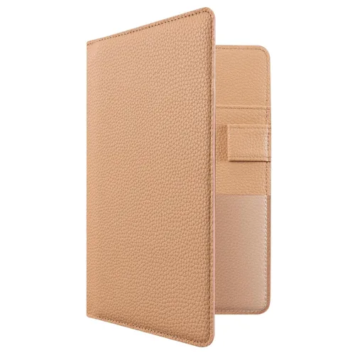 Vista 64 de CoBak Libreta para servidores de alta calidad: organizador de cartera de camarero de 5.12 x 7.91 pulgadas en piel auténtica, con 8 bolsillos