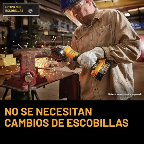 Vista 3 de Amoladora sin escobillas DeWalt DCG413B 20V XR, 20V. 4.5 pulgadas (no incluye batería)