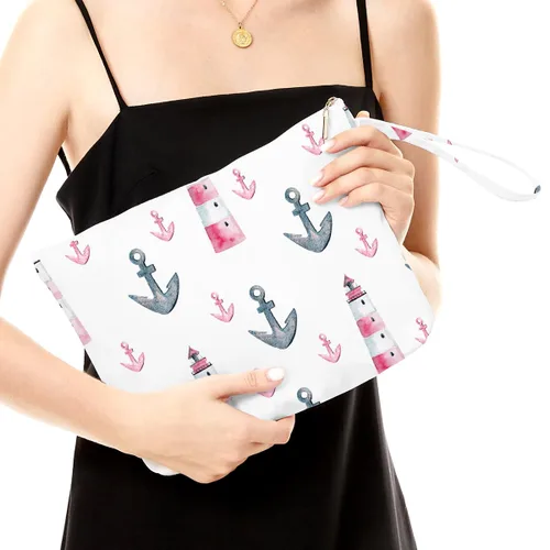Vista 2 de Fokongna Bolsa de Maquillaje de Viaje - Bolsa Húmeda y Seca para Traje de Baño, Pañales de Playa y Alberca, Ropa Sucia de Yoga y Gimnasio - Bolsa