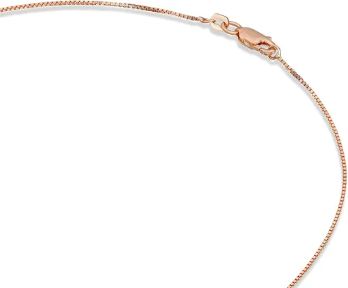 Vista 4 de PAVOI Italian Solid 925 Sterling Silver, 22K Gold Plated Chain Necklaces Snake, Square Box, Cable, Super Flex Curb, Miami Cuban and Rope