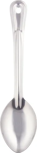 Vista 2 de Winco Cuchara para untar de acero inoxidable, sólida, 11", 0.047 in