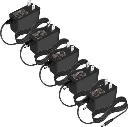 Vista 8 de Adaptador de fuente de alimentación de 12 V 1 A, certificación UL, 120 V CA a DC12 V Class2, cable de alimentación con punta de 0.217 x 0.083 in