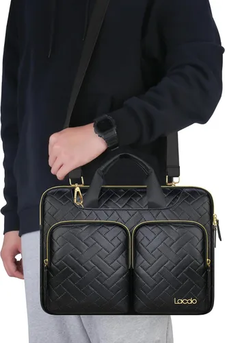 Vista 2 de Lacdo Bolsa de hombro protectora de 360° para MacBook Air M5 A3449 (2026), M4 A3240 2025, M3 A3113, M2 A2681, M1 A2337 A2179 A1932 MacBook Neo