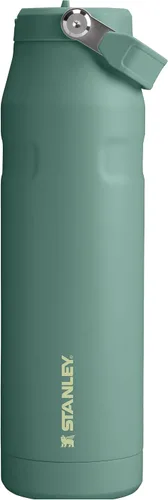 Vista 95 de STANLEY - Botella de agua IceFlow Flip Straw 2.0 con pajilla abatible, abertura más grande, acero inoxidable aislado, sin bisfenol A, 16 onzas